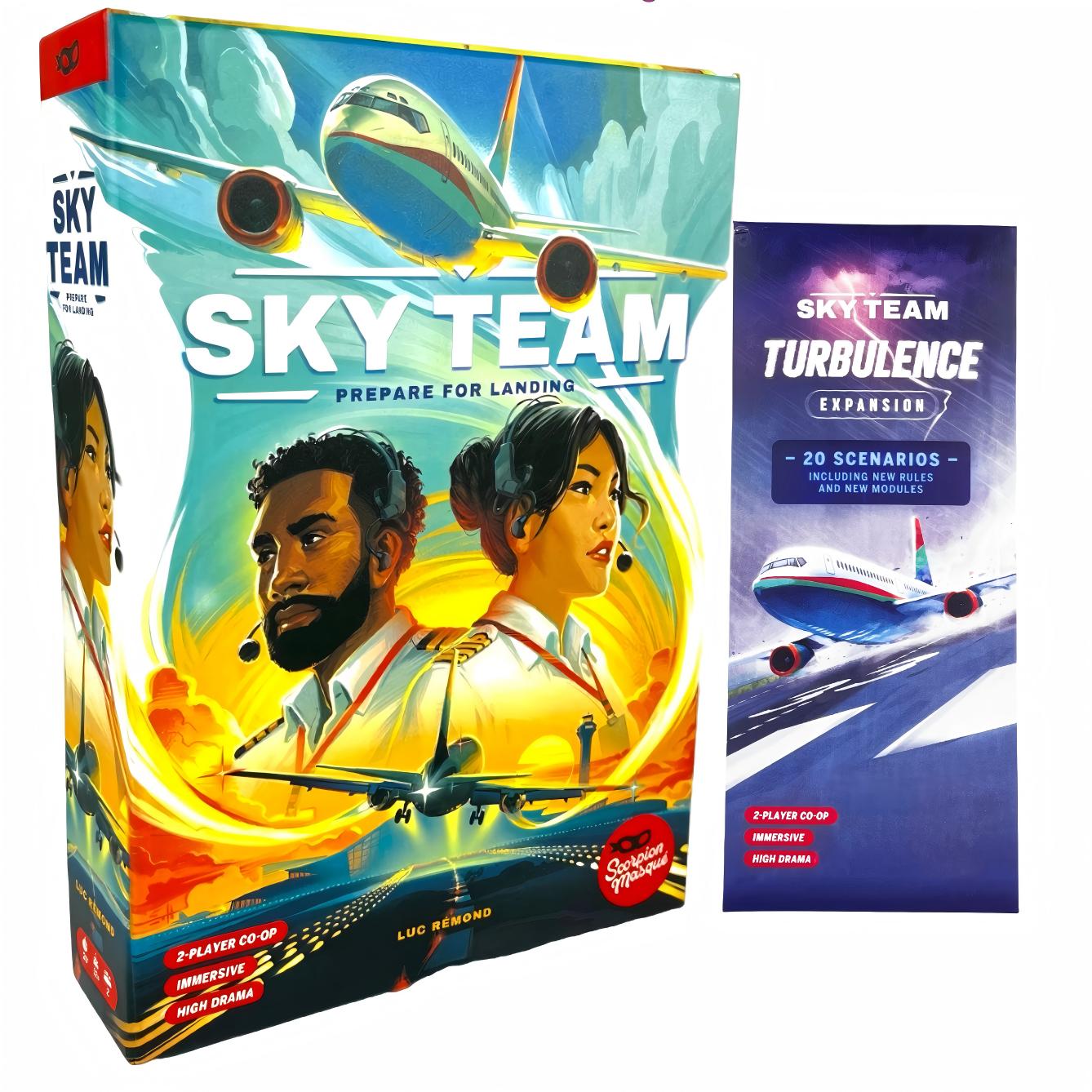 Board Game Unmatched - Board Game：SKY TEAM Base Game、Expansion Version