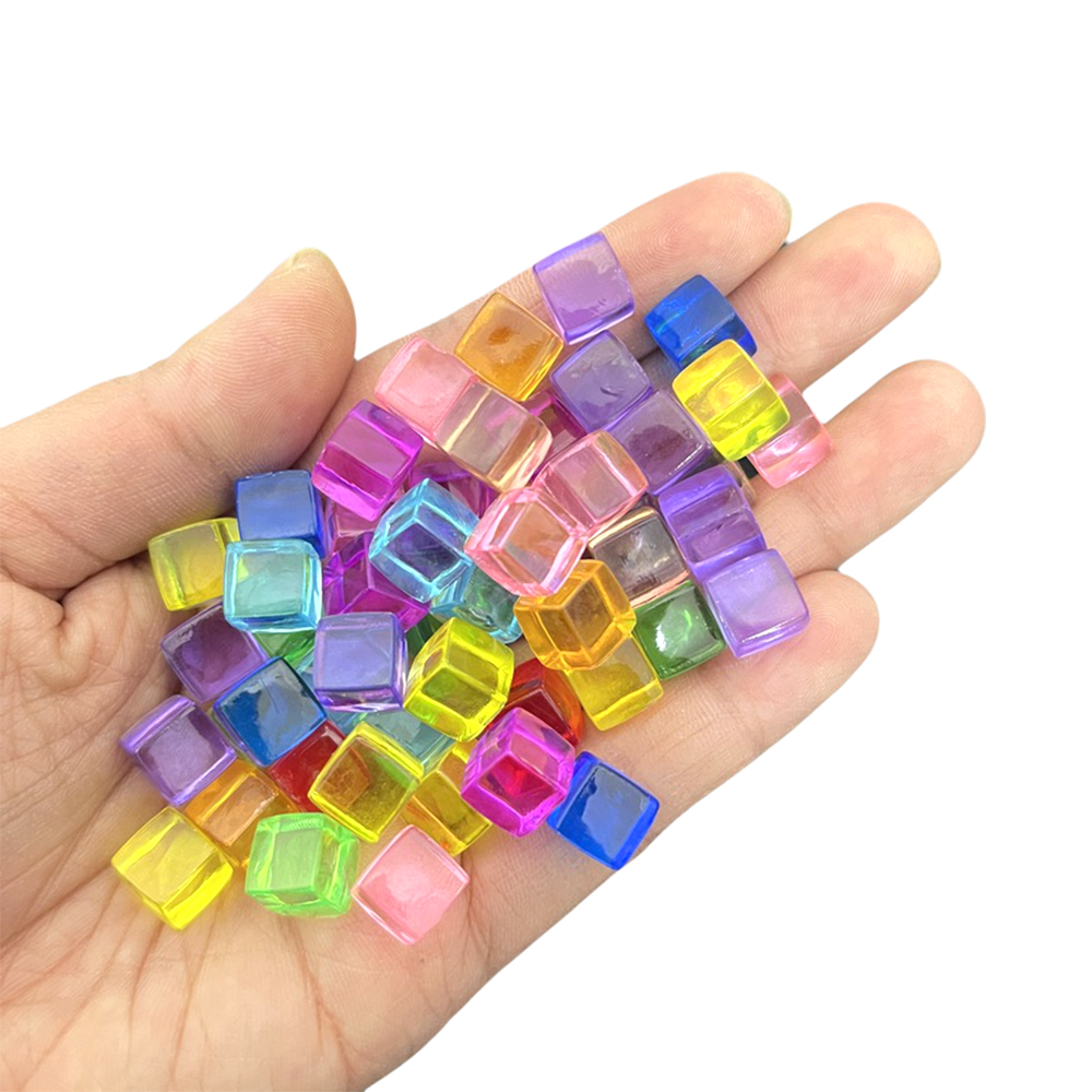 Board Game Catan - 100Pcs/Set 8mm Transparent Square Corner Cube