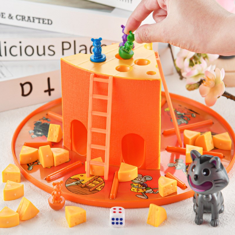 Board Game For 6 Years Old - Cat and Mouse Cake Cheese Board