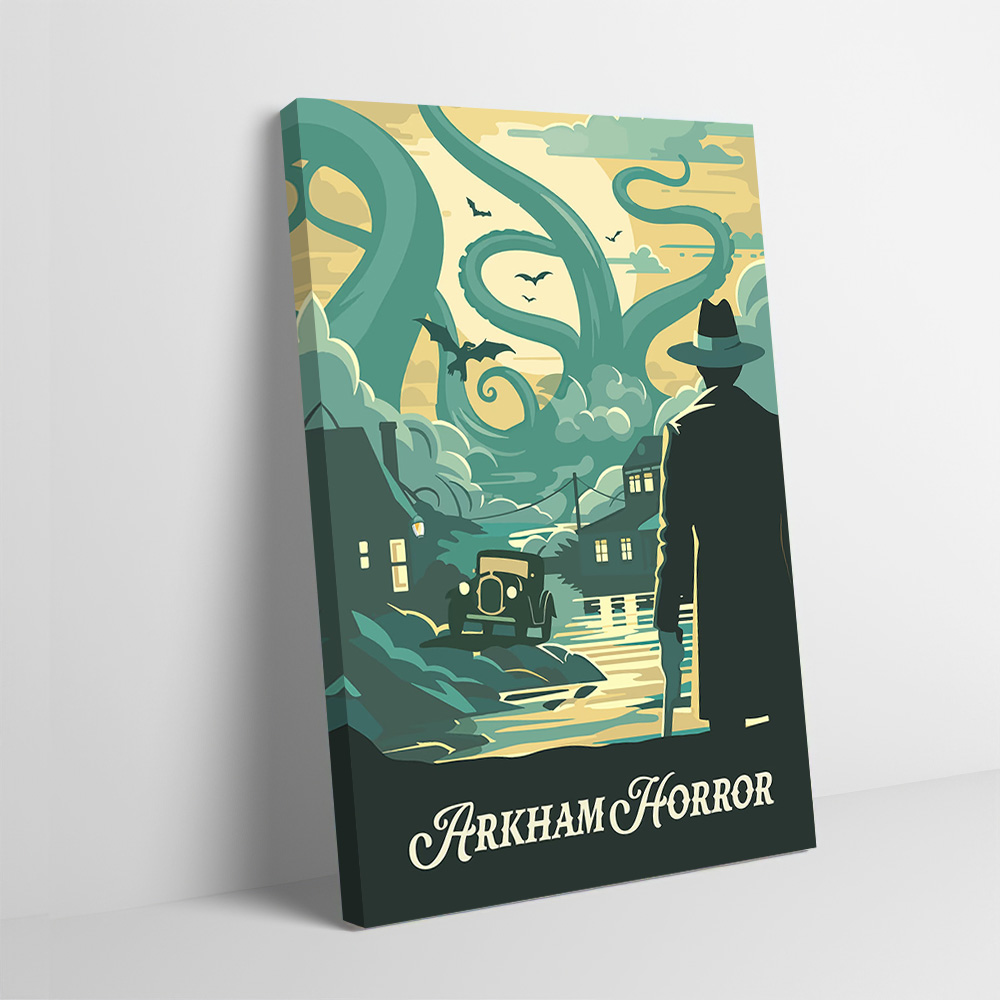 Board Game Inspiration - Arkham Horror Board Game Inspired Printing