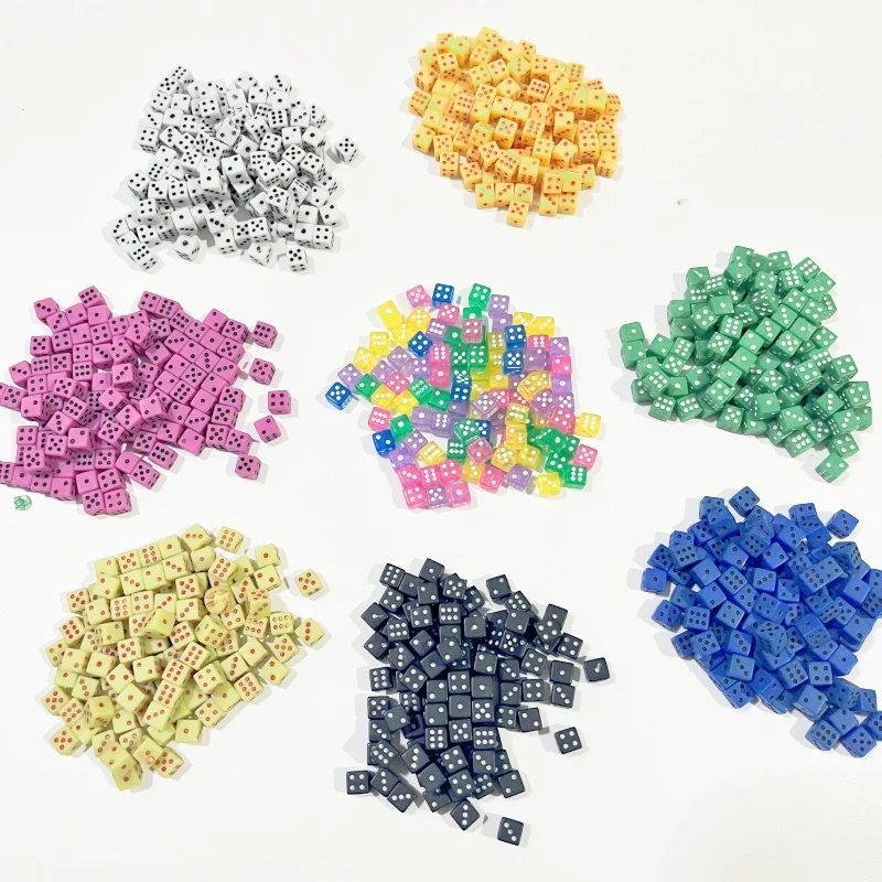 Board Game Catan - 12colors 100Pcs 5mm Solid Transparent Mini