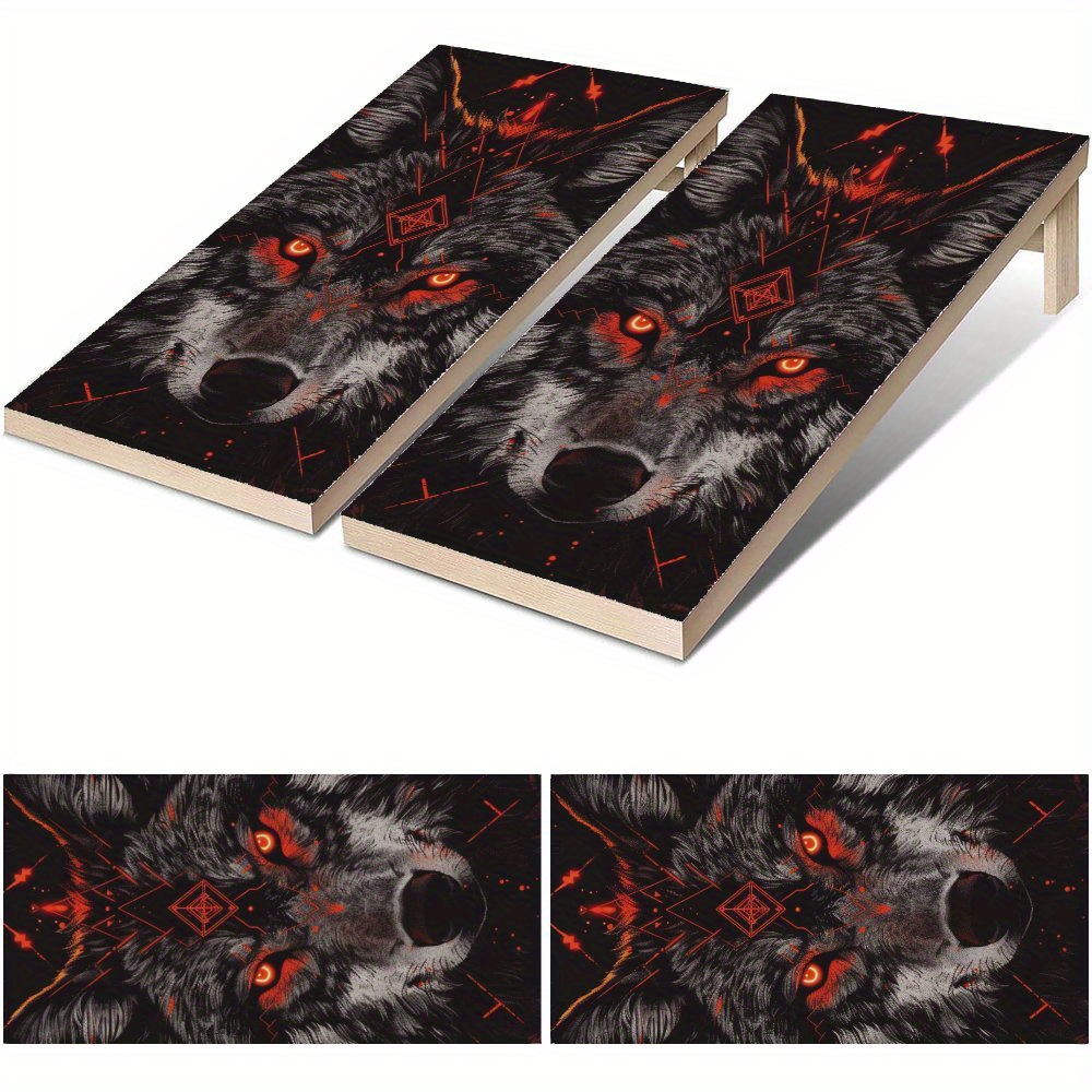 Board Game Inspiration - Tech Inspired Blood Eyed Wolf Waterproof