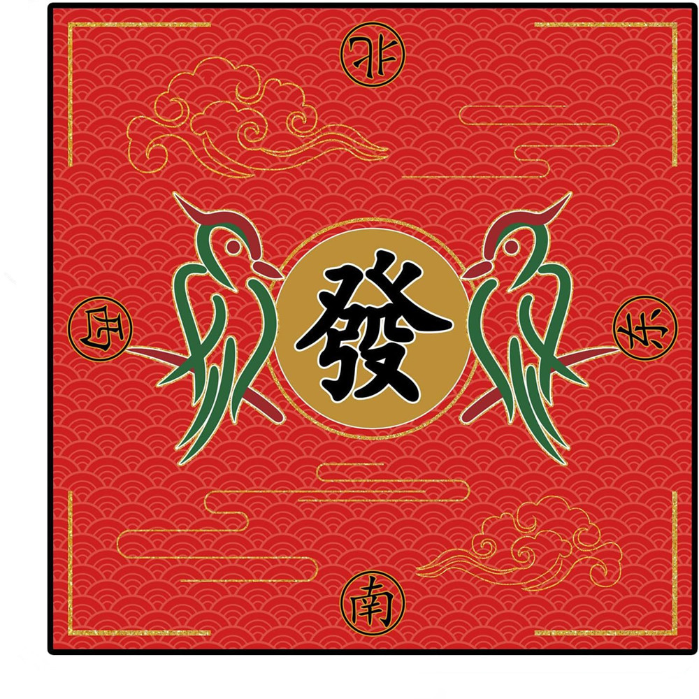 Board Game Card - High Quality Mahjong Mat Rubber Durable