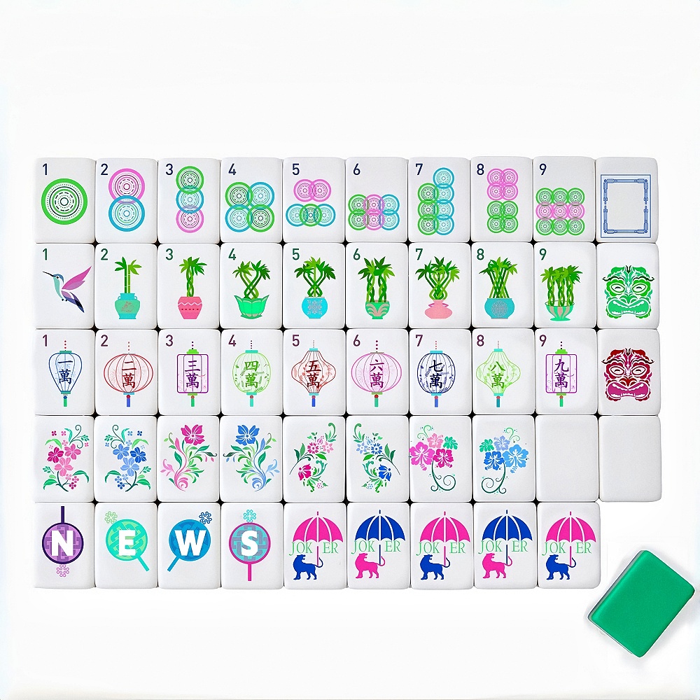 Board Game Wild Wild - 2026 American Mahjong Set, Mah Jongg