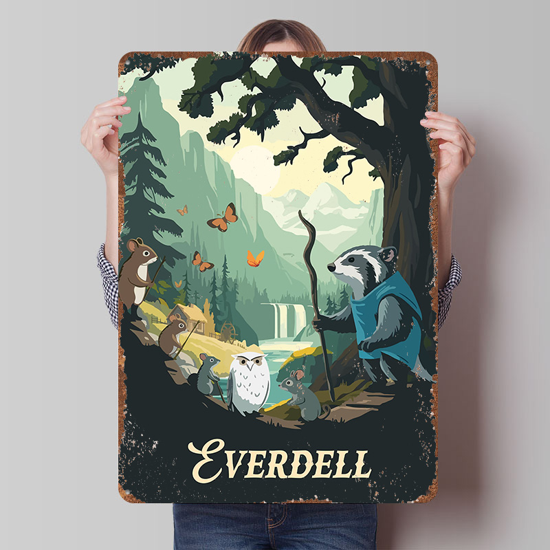 Board Game Catan - Everdell Board Game Inspired Tinplate Poster