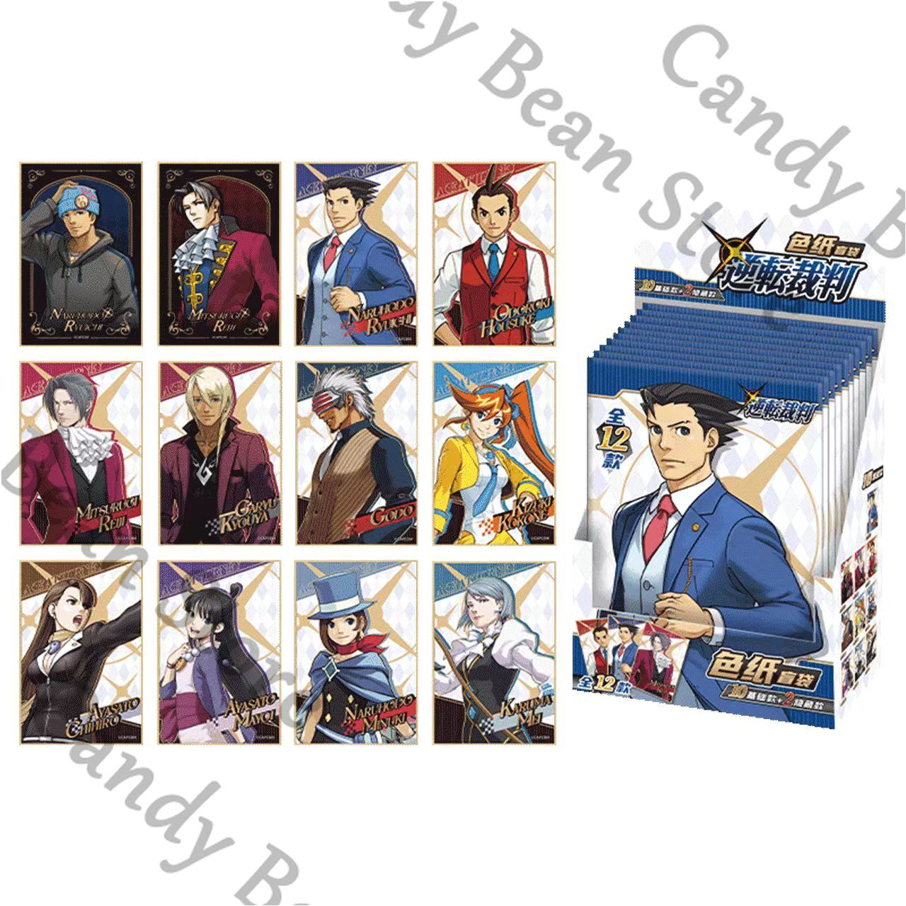 Board Game Illustrator - Genuine Anime Ace Attorney Miles Edgeworth