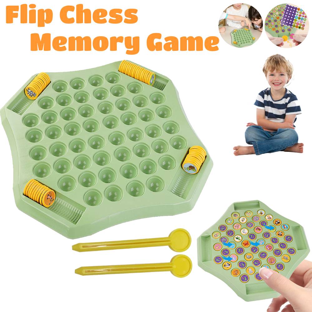 Flip Chess Children Memory Tra - Board Game Flip 7 recension och pris