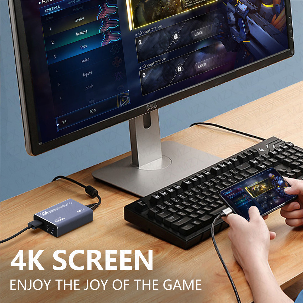 MZX 4K Video Capture Card Boar - Board Game Card recension och pris