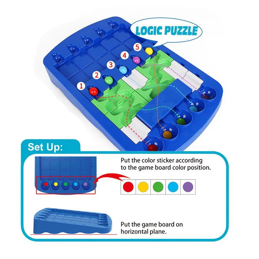 Kids Maze Ball Board Game Logi - Board Game For 6 Years Old recension och pris