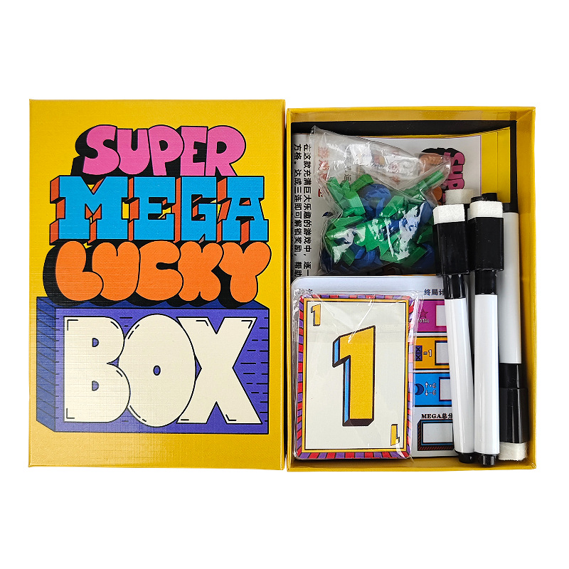 Super Mega Lucky Box Board Gam - Board Game Card recension och pris