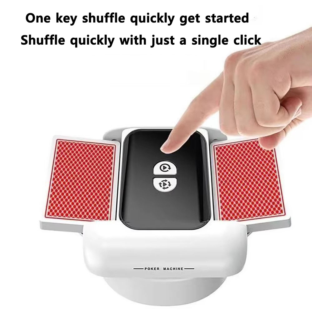 Rechargeable Automatic Card Sh - Board Game Hotel recension och pris