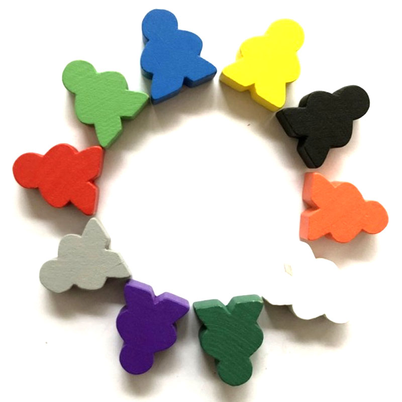 10Pieces Big Size 20*23*10mm W - Board Game Catan recension och pris