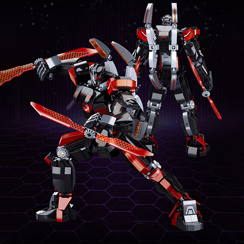 585pcs Black Red Mecha Assembl - Board Game Unmatched recension och pris