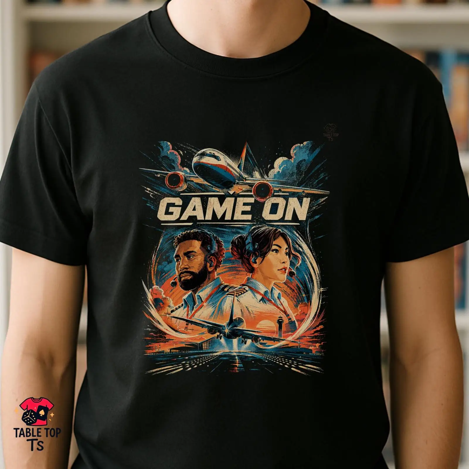 GAME ON T Shirt Sky Team Inspi - Board Game Inspiration recension och pris