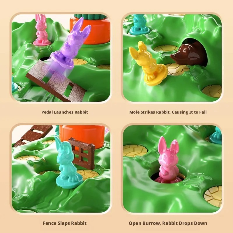 Hot Sale Fun Toy Rabbit Trap U - Board Game For 6 Years Old recension och pris