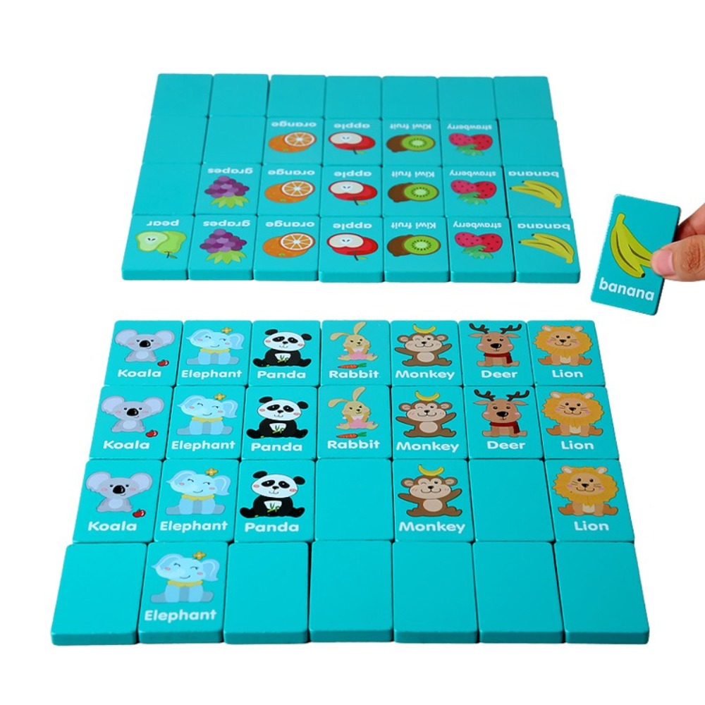 Wooden Memory Solitaire Matchi - Board Game Flip 7 recension och pris