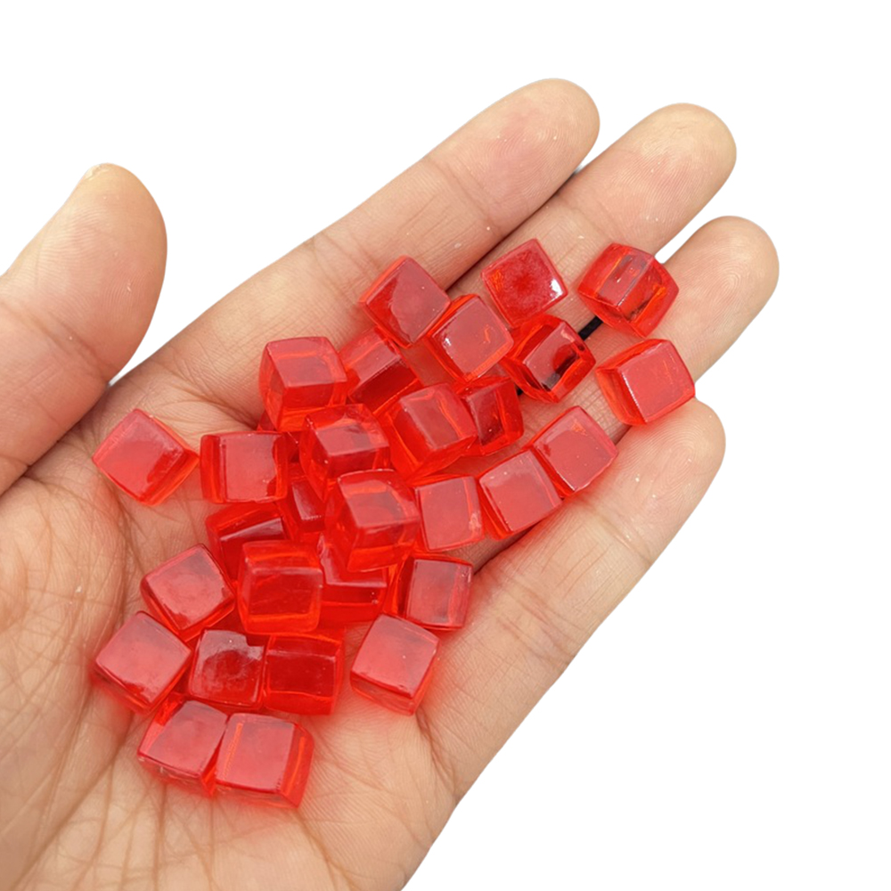 100Pcs/Set 8mm Transparent Squ - Board Game Catan recension och pris