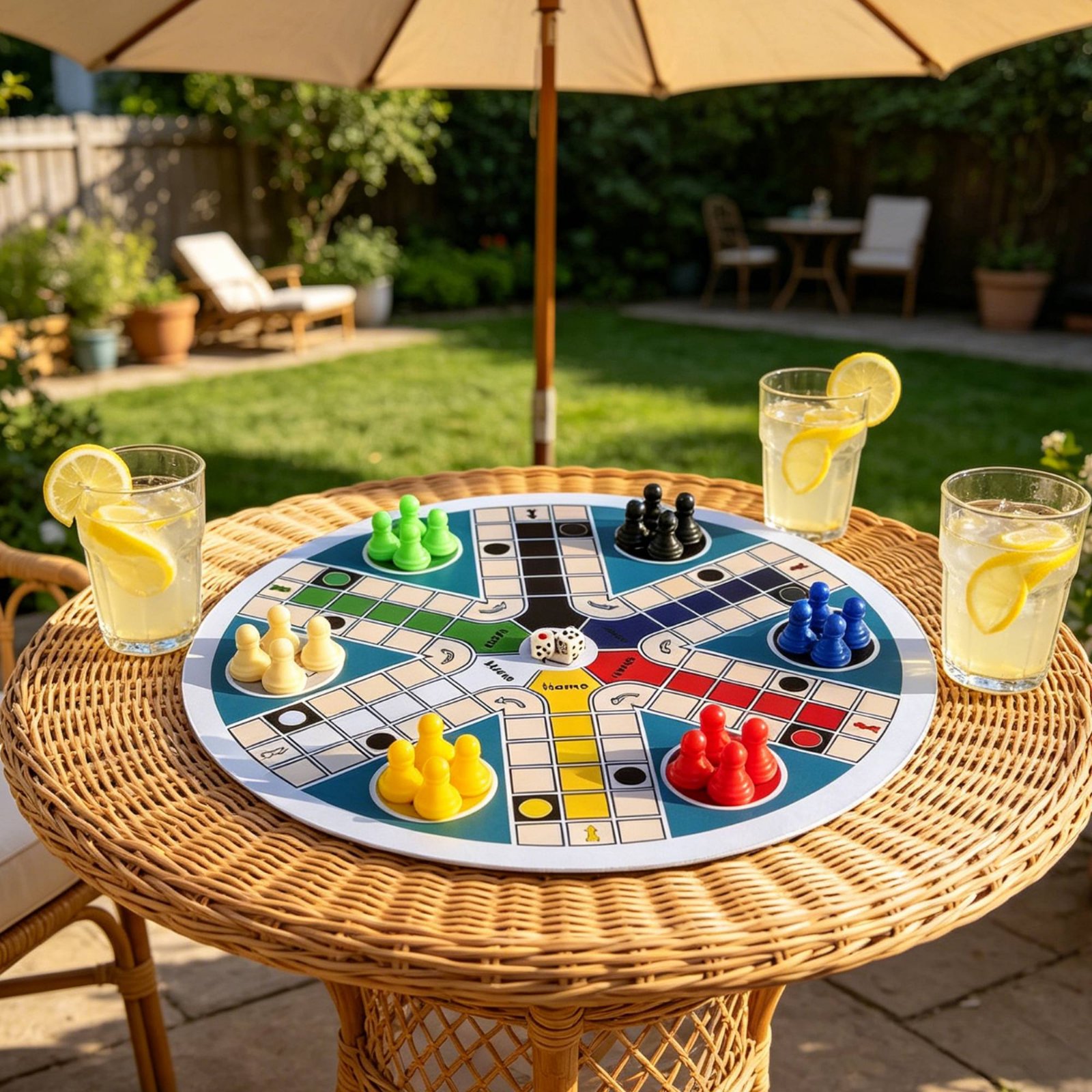 Ludo Game Set 6 Players Round  - Board Game Ludo recension och pris