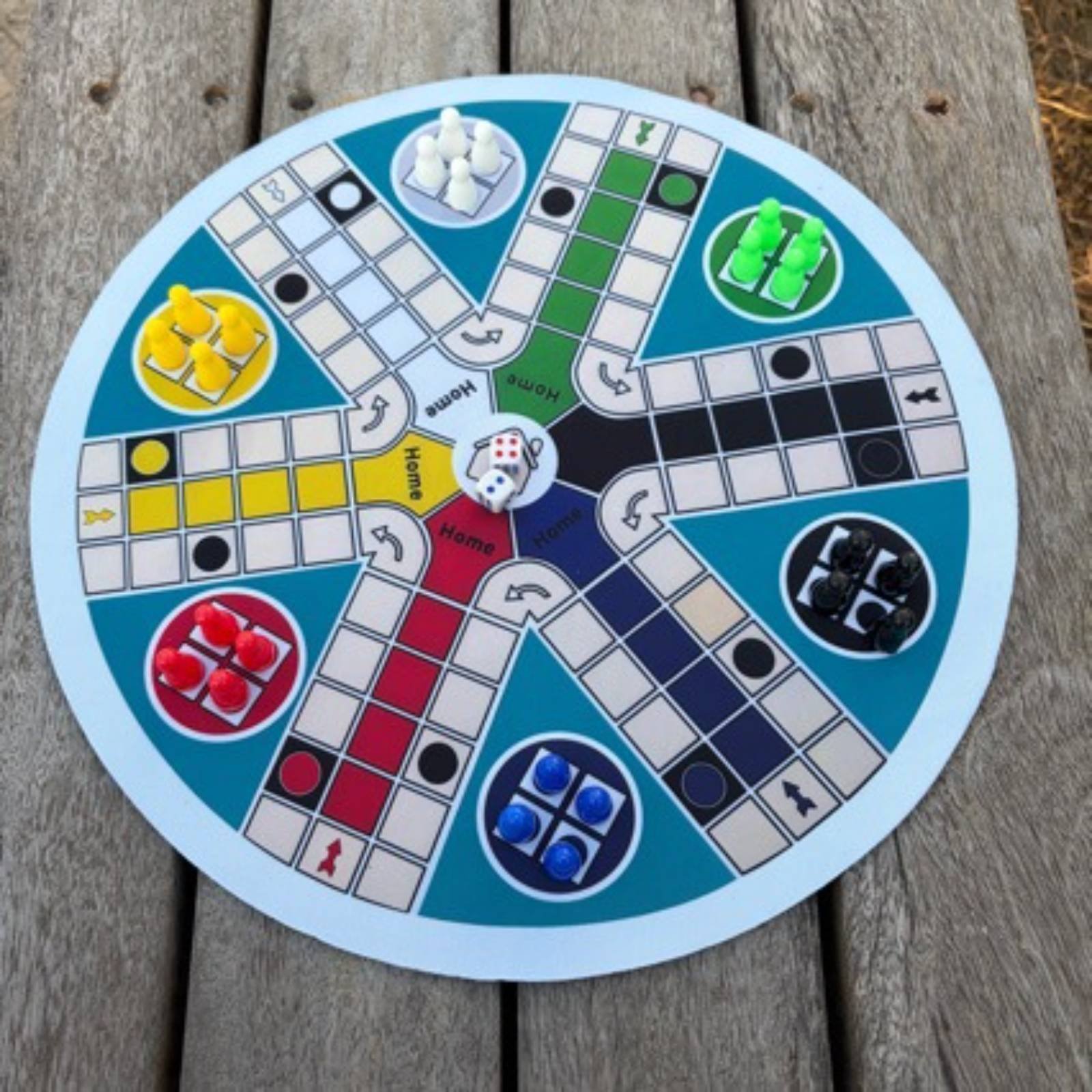 Ludo Game Set 6 Players Round  - Board Game Ludo recension och pris