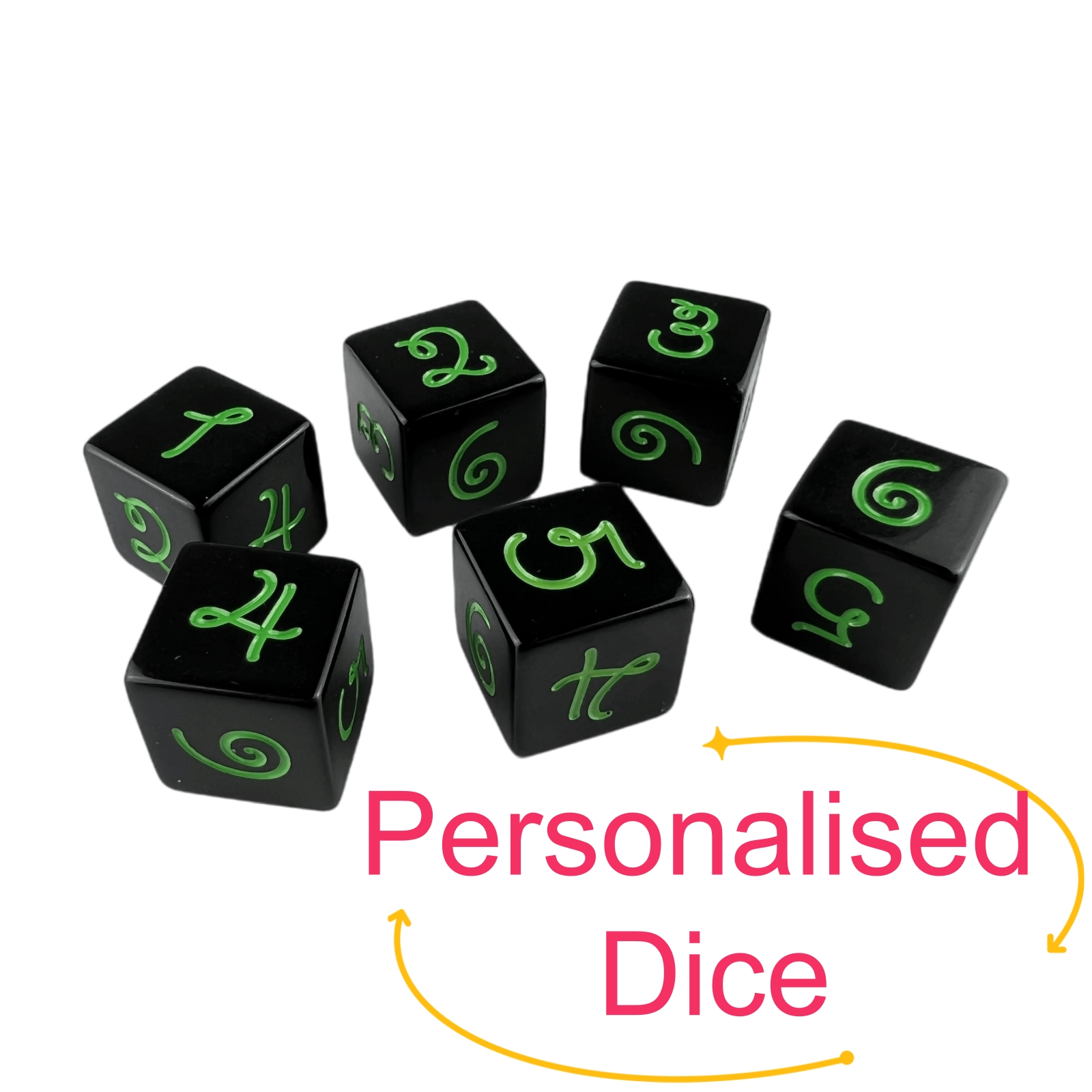 Personalised Dice - Customize  - Board Game Logo recension och pris