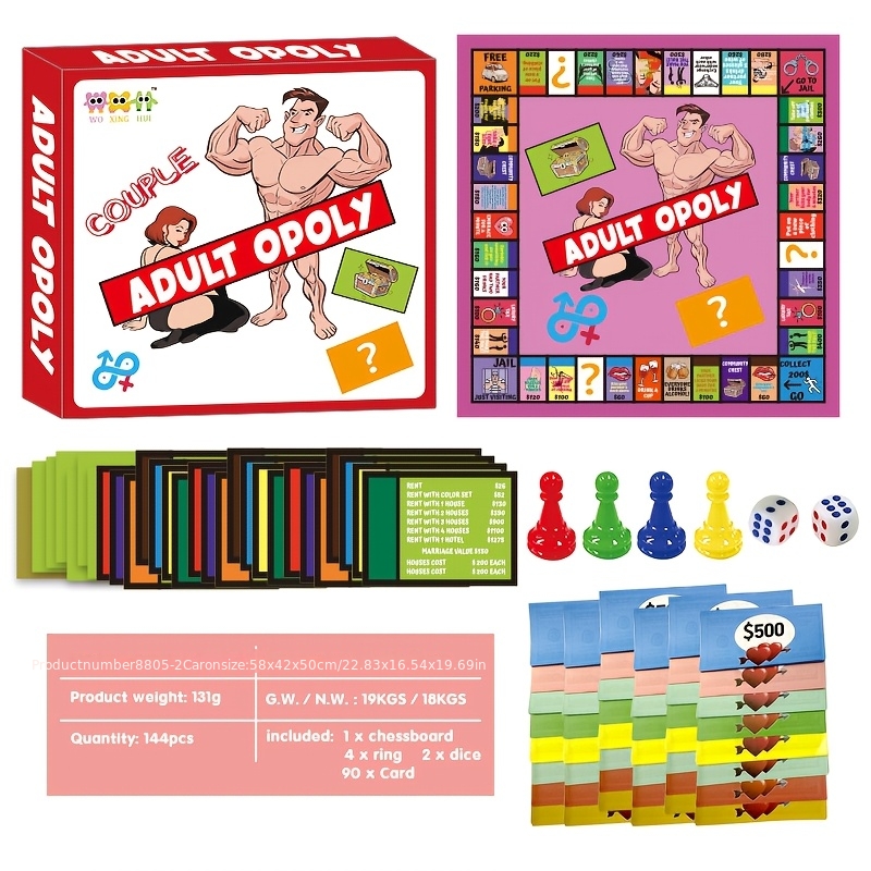 Adult Couple Game Night Monopo - Board Game Unmatched recension och pris