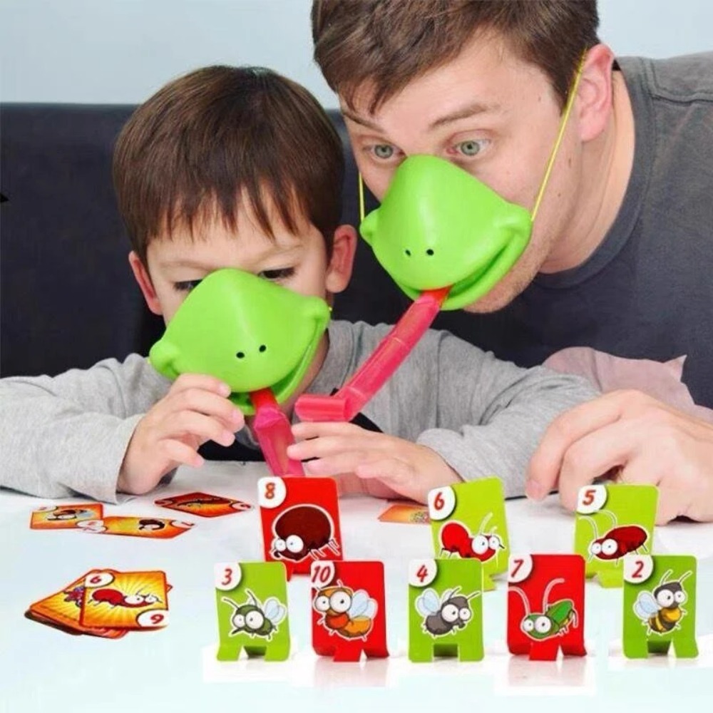 Frog Lizard Mask Wagging Tongu - Board Game Card recension och pris
