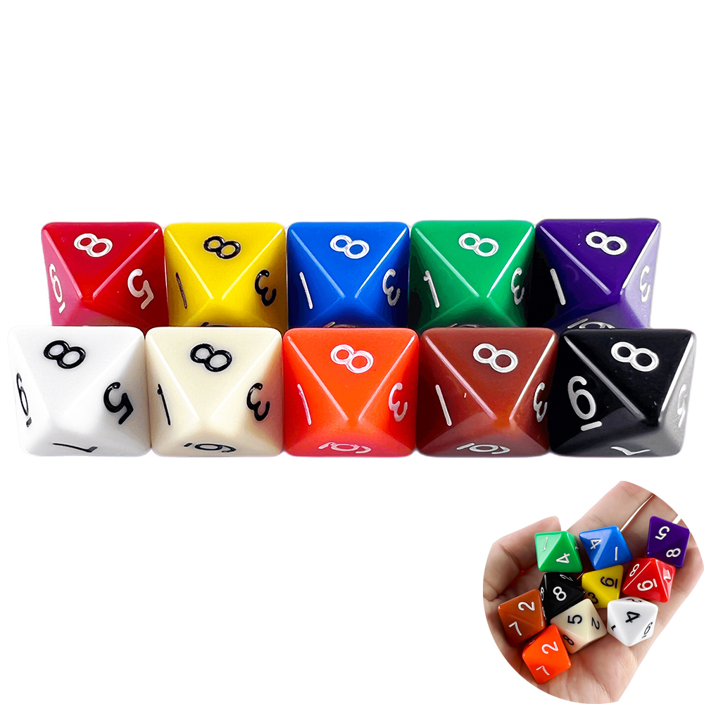 D8 Polyhedral Dice 15.5mm TRPG - Board Game Digital recension och pris