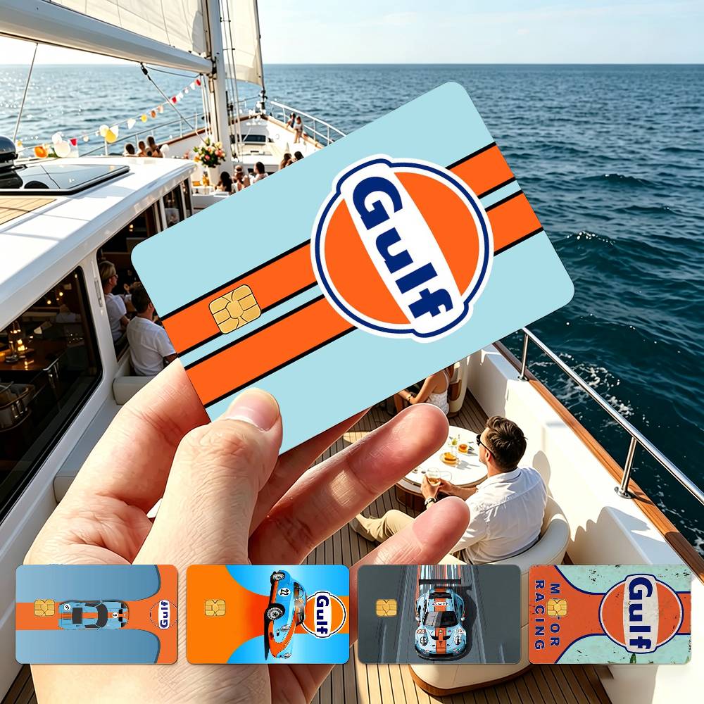 Gulf Racing Car Logo Credit Ca - Board Game Logo recension och pris