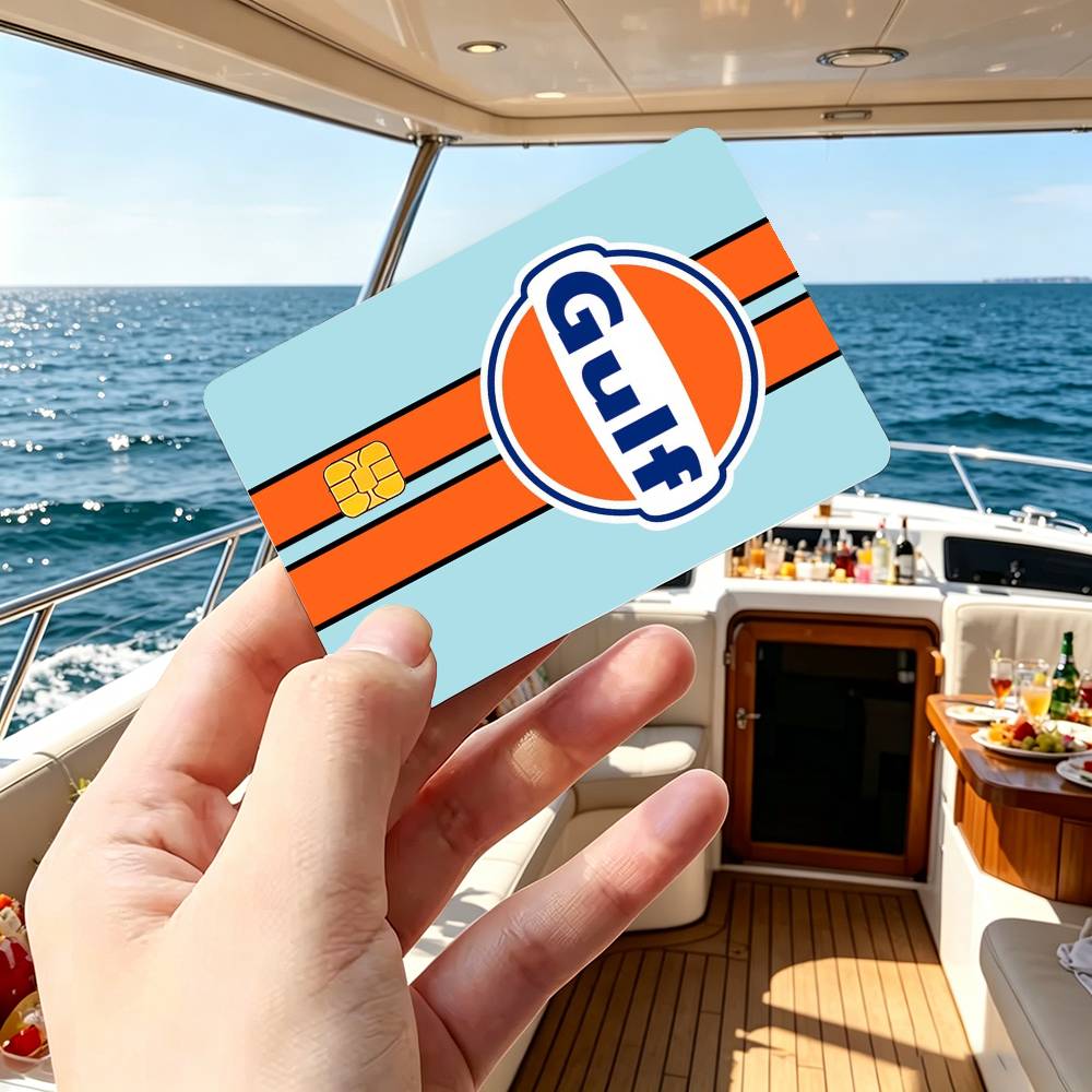 Gulf Racing Car Logo Credit Ca - Board Game Logo recension och pris
