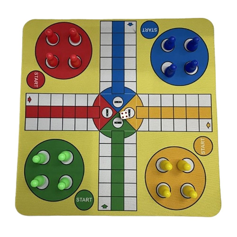 Family With Mouse Pad Flying C - Board Game Ludo recension och pris