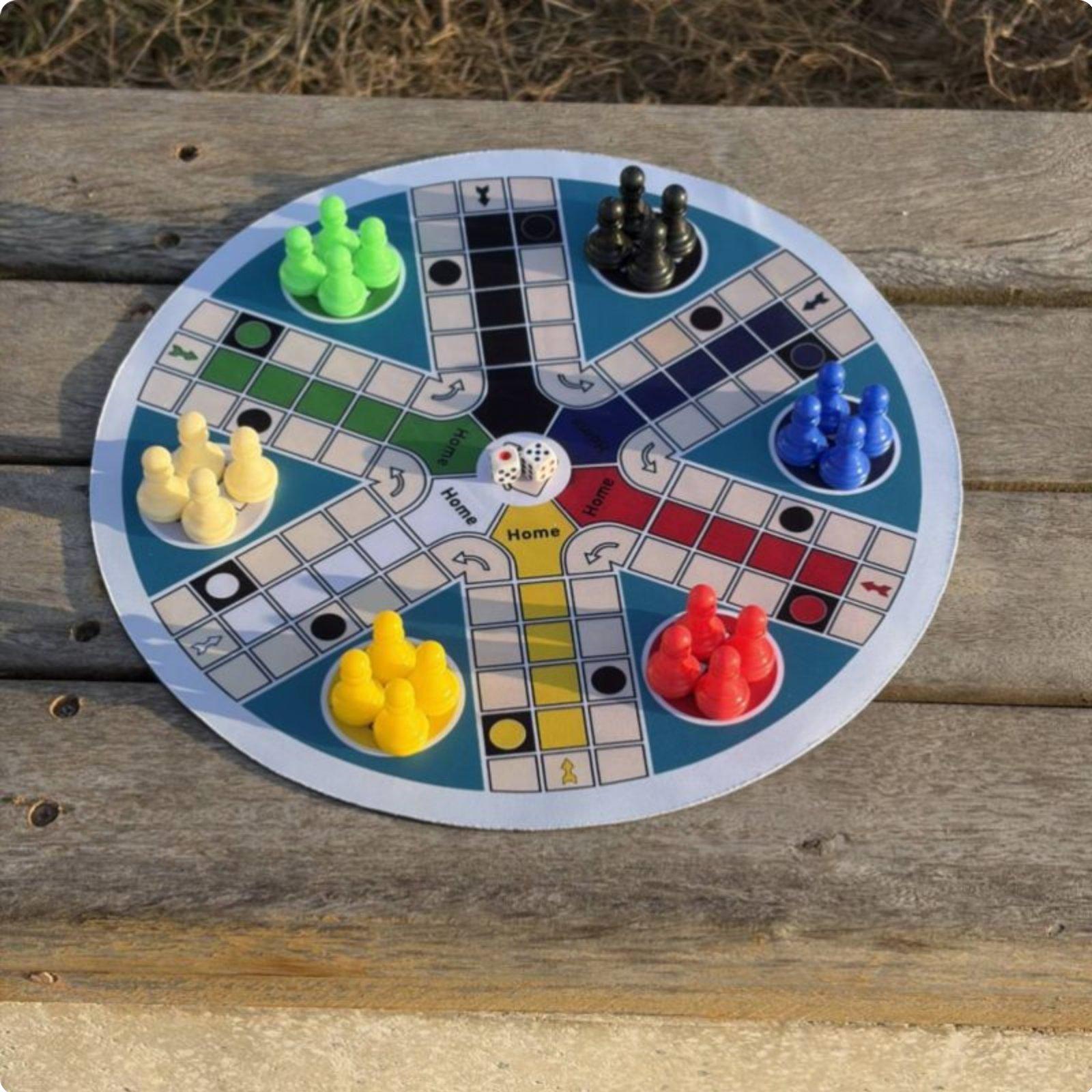 Chess Game Foldable Six Player - Board Game Ludo recension och pris