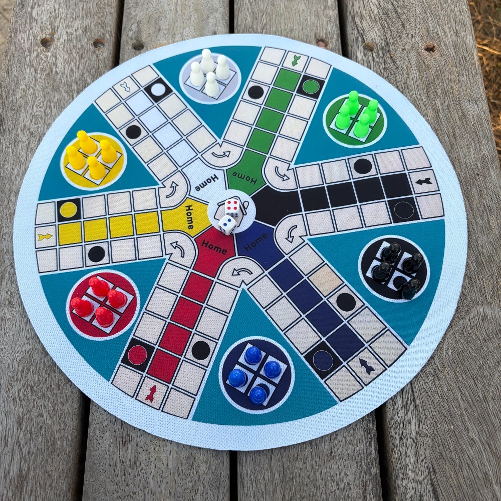 LUDO Game Board 6-Player big s - Board Game Ludo recension och pris