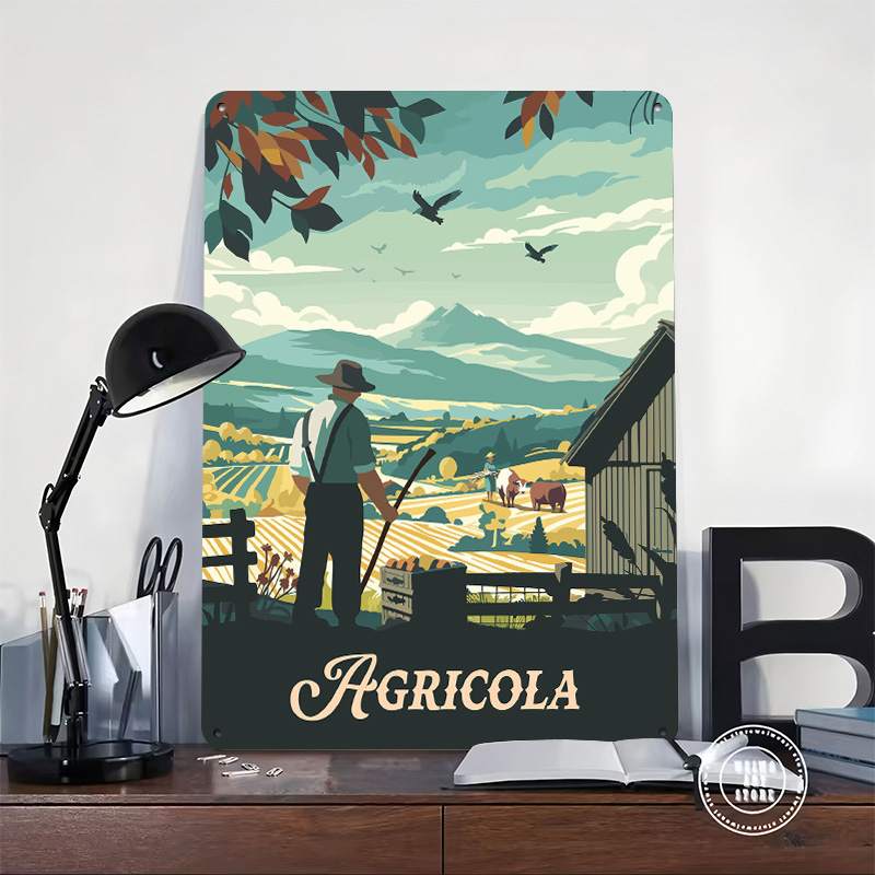Agricola Board Game Inspired I - Board Game Illustrator recension och pris