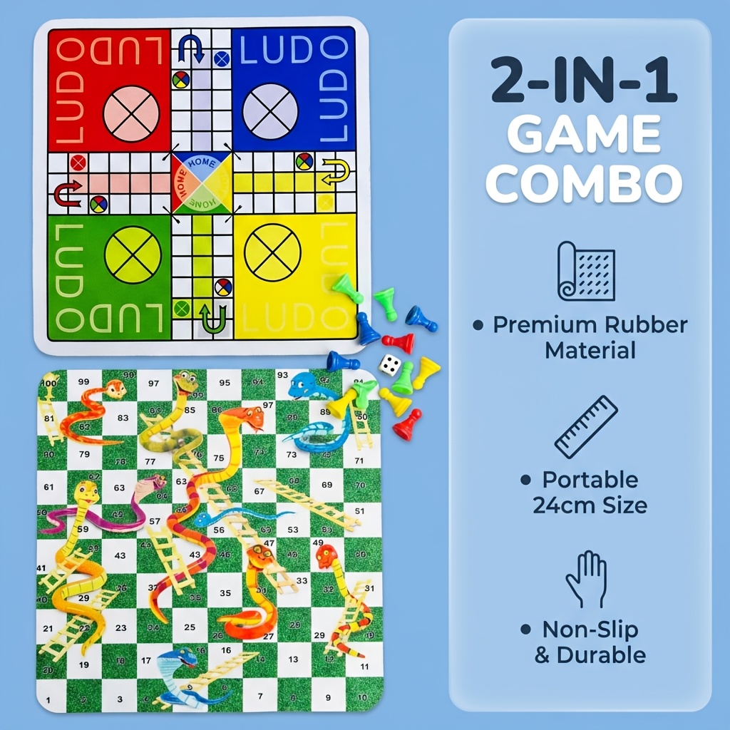 2 in 1  Ludo and Snake and Lad - Board Game Ludo recension och pris