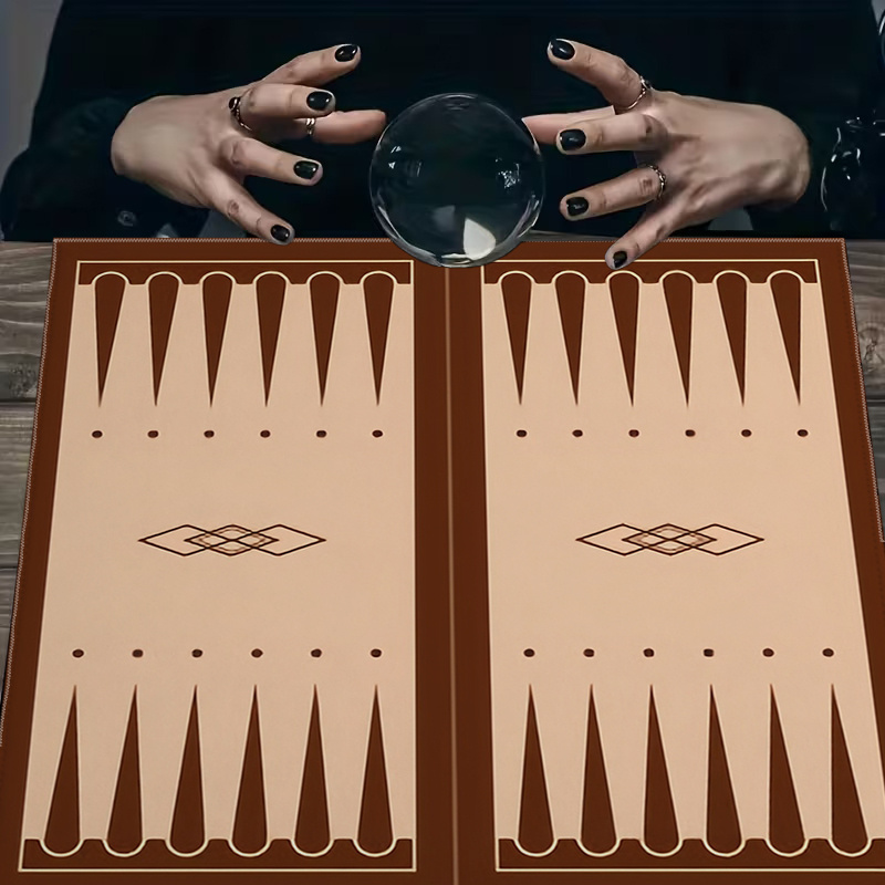 1pc Brown Backgammon Board Pri - Board Game Hotel recension och pris
