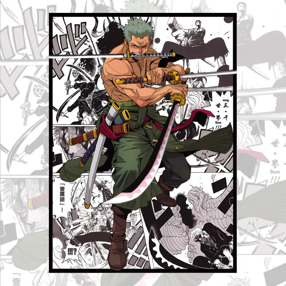 60PCS 66x91mm One Piece Anime  - Board Game Illustrator recension och pris