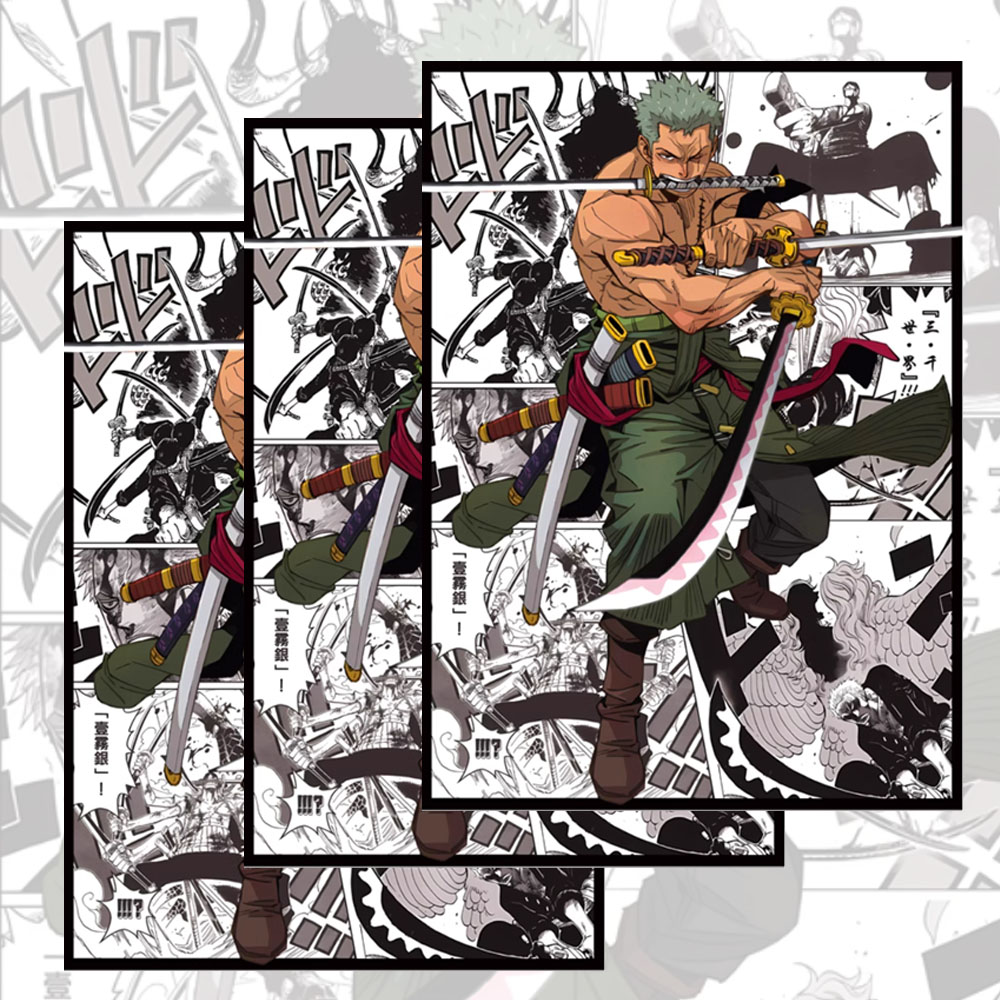 60PCS 66x91mm One Piece Anime  - Board Game Illustrator recension och pris