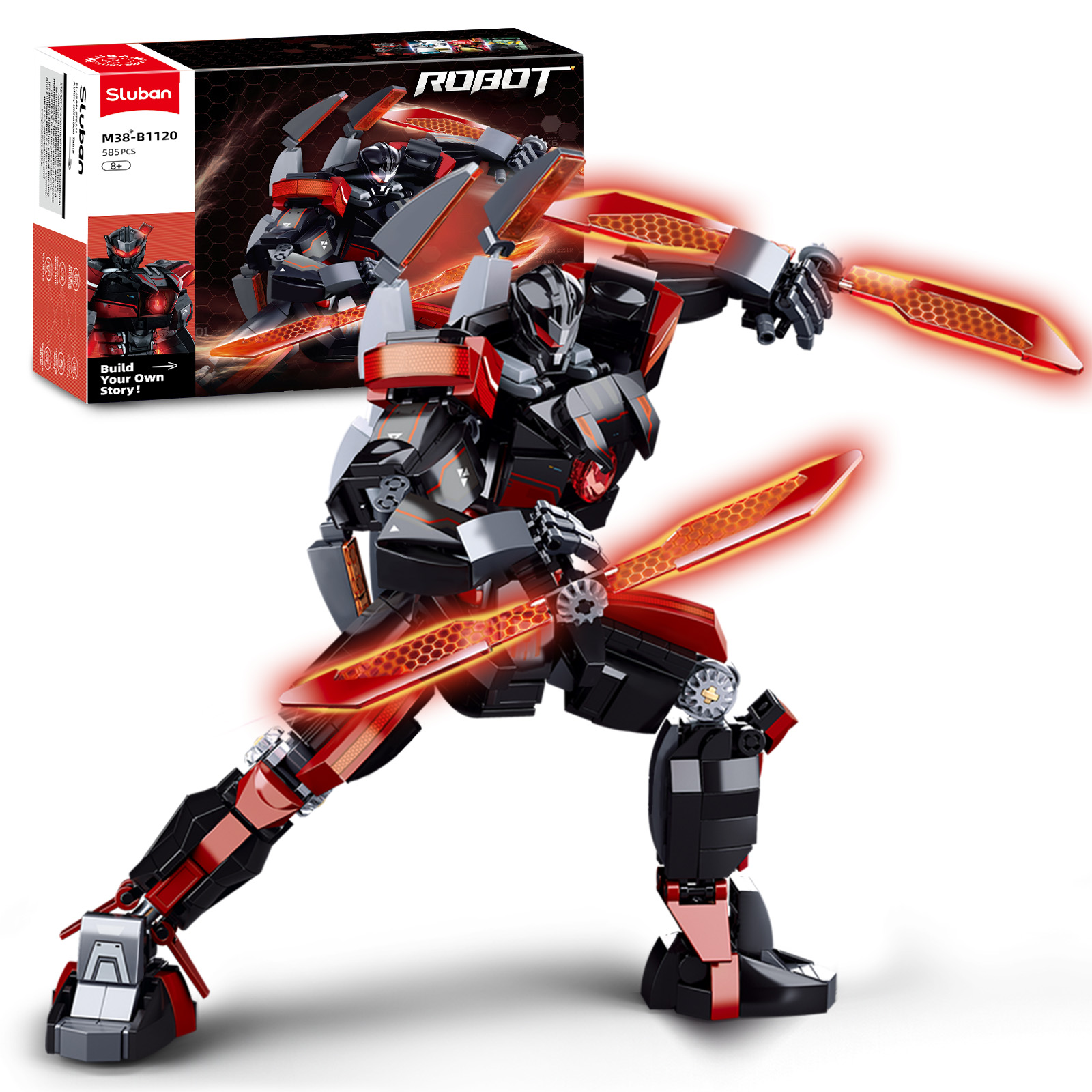 585PCS Dark Wanderer Mecha Bui - Board Game Unmatched recension och pris