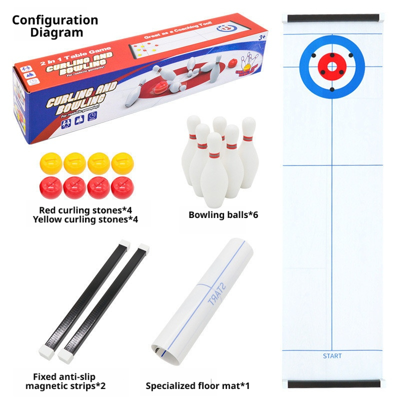 New Mini Curling&Bowling Table - Board Game Live recension och pris