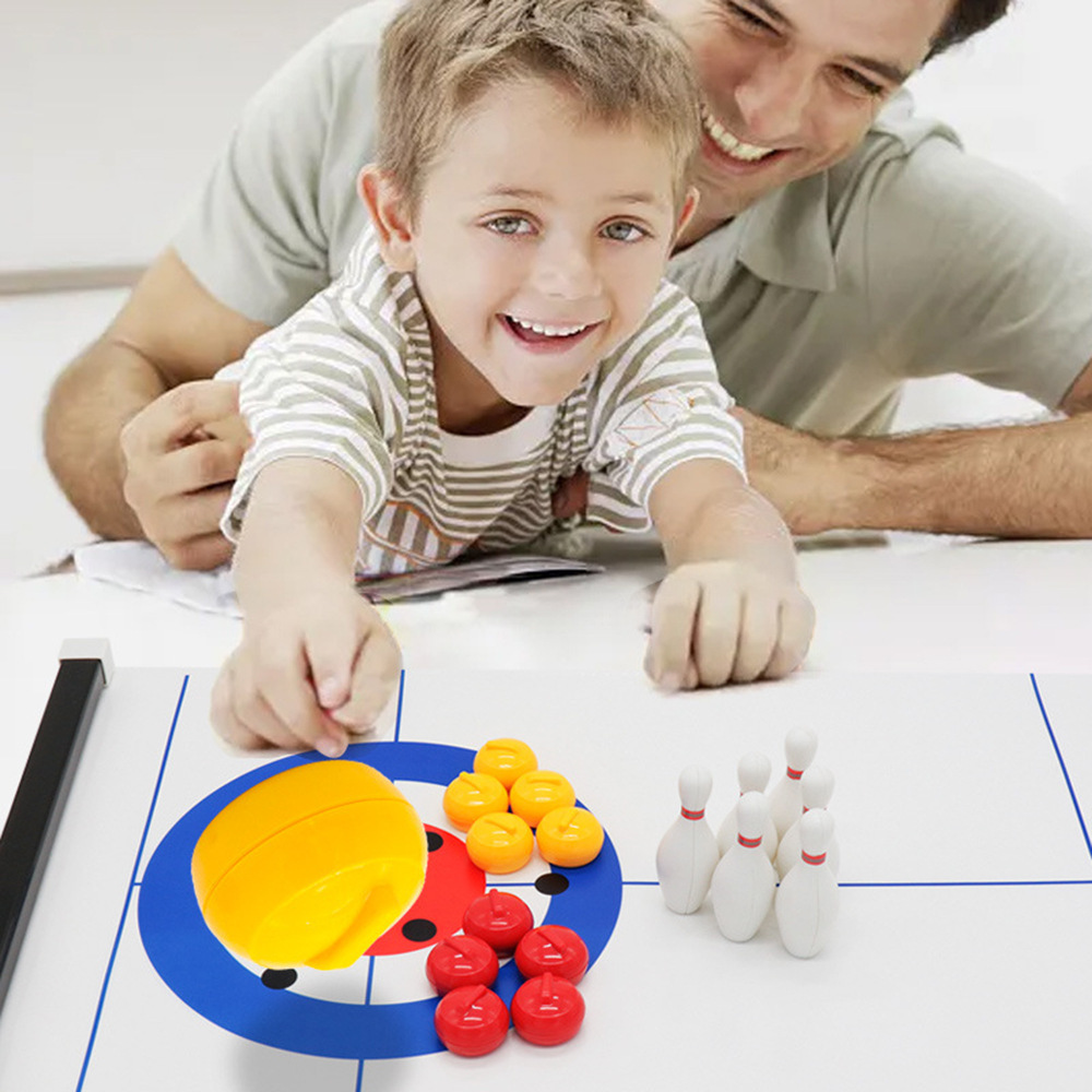 New Mini Curling&Bowling Table - Board Game Live recension och pris