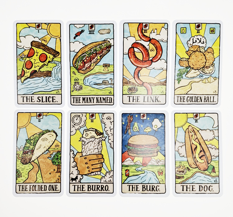 New 78 Illustrated Food&Drink  - Board Game Illustrator recension och pris