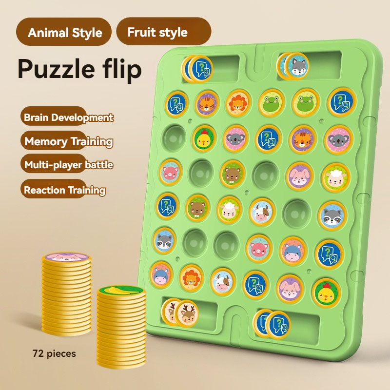 New Animal Flip Chess Board Ga - Board Game Flip 7 recension och pris