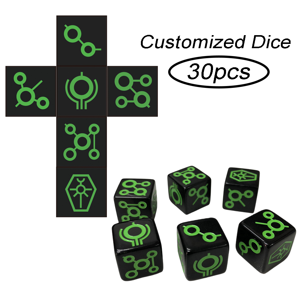 T&G 16mm Customized D6 Dice Lo - Board Game Logo recension och pris