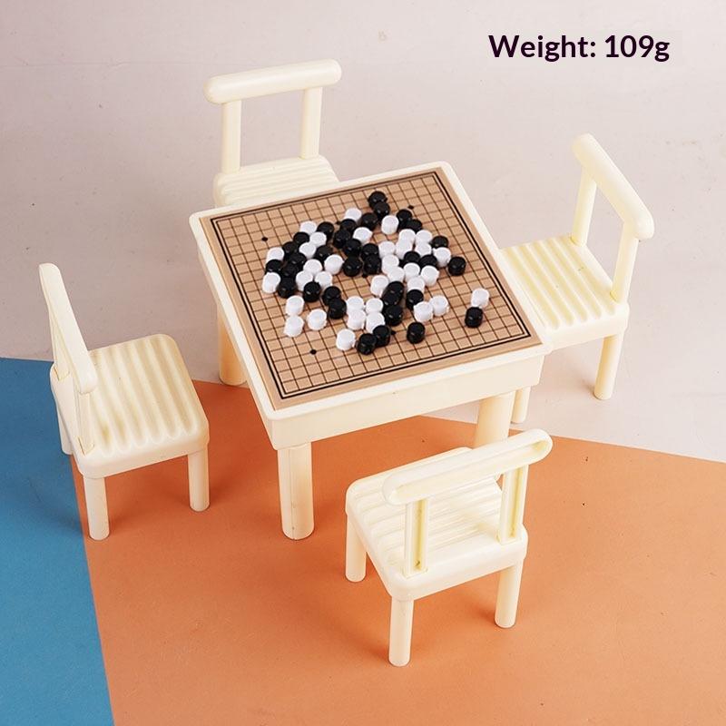 1Set Miniature Chess Table Wit - Board Game Ludo recension och pris