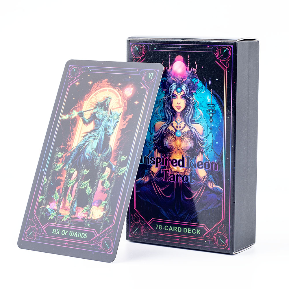 Inspired Neon Tarot Deck 78 Ca - Board Game Inspiration recension och pris
