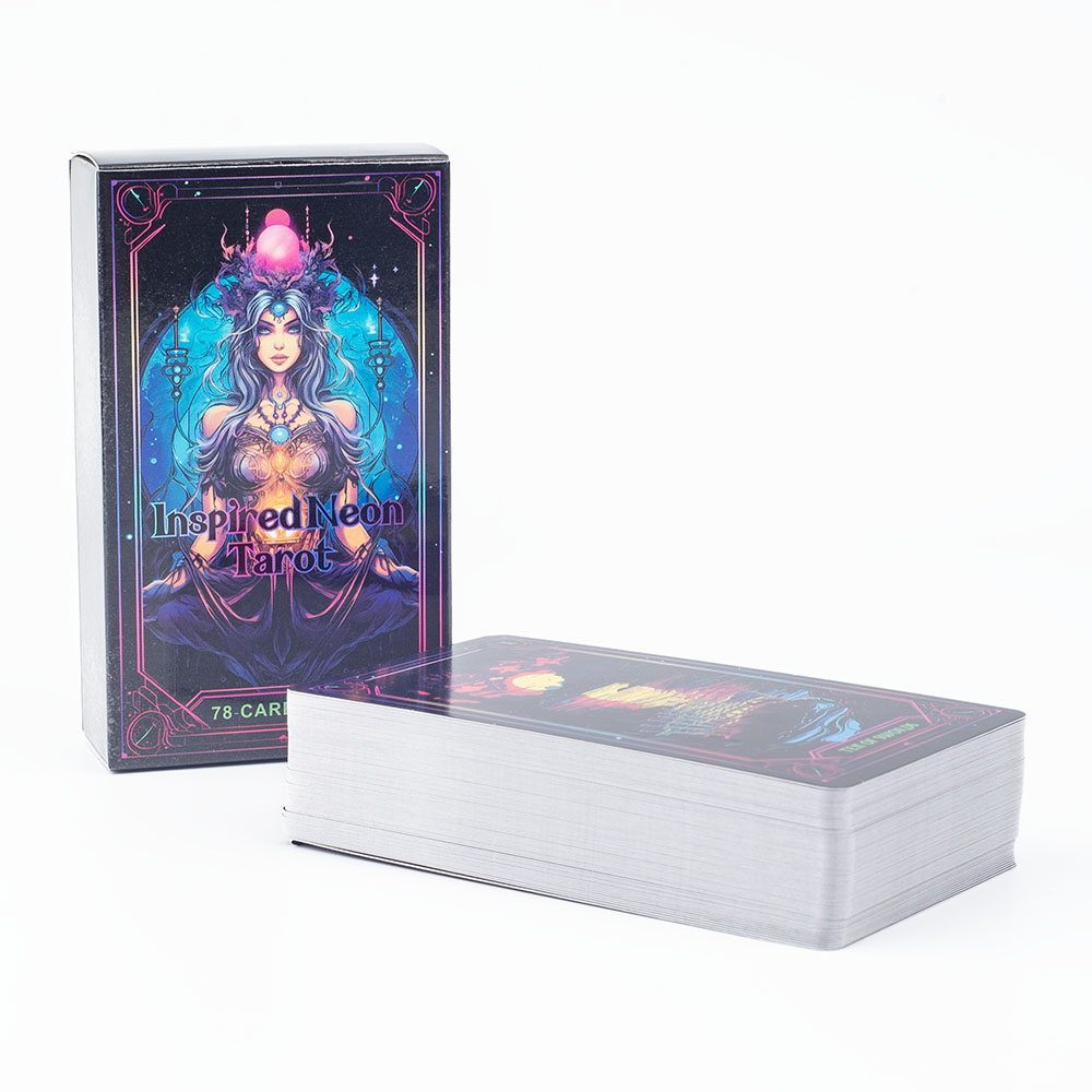 Inspired Neon Tarot Deck 78 Ca - Board Game Inspiration recension och pris