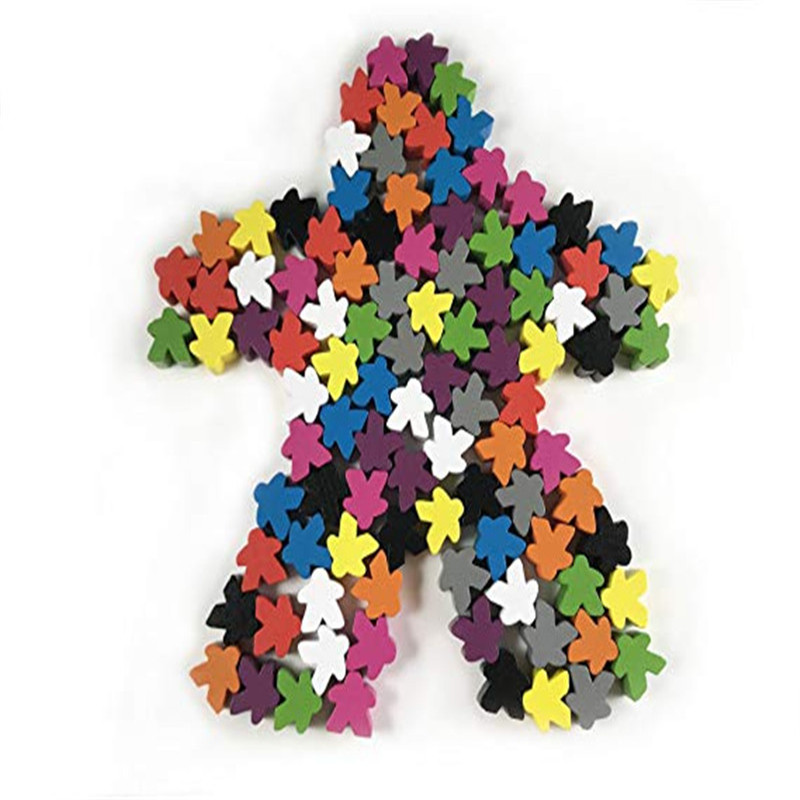 14PCS Wooden Humanoid Meeples  - Board Game Catan recension och pris