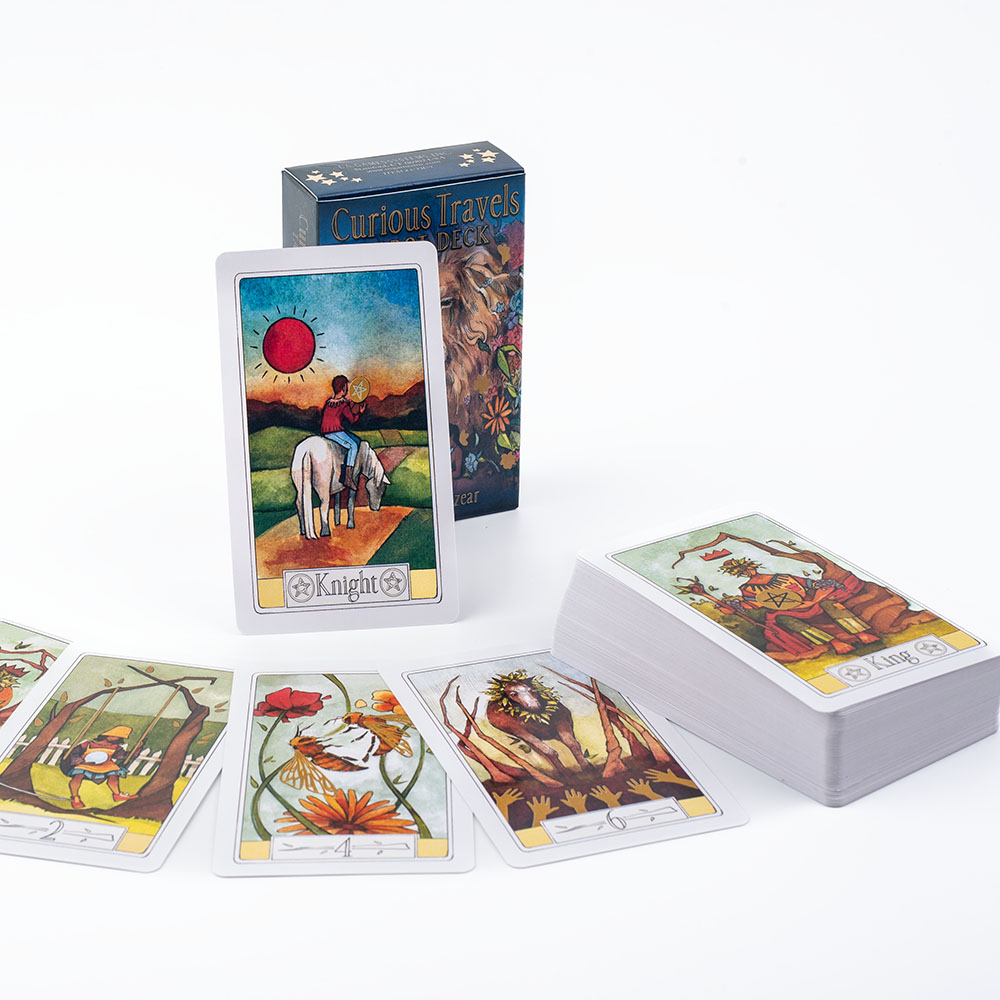 Curious Travels Tarot 10.3*6cm - Board Game Illustrator recension och pris