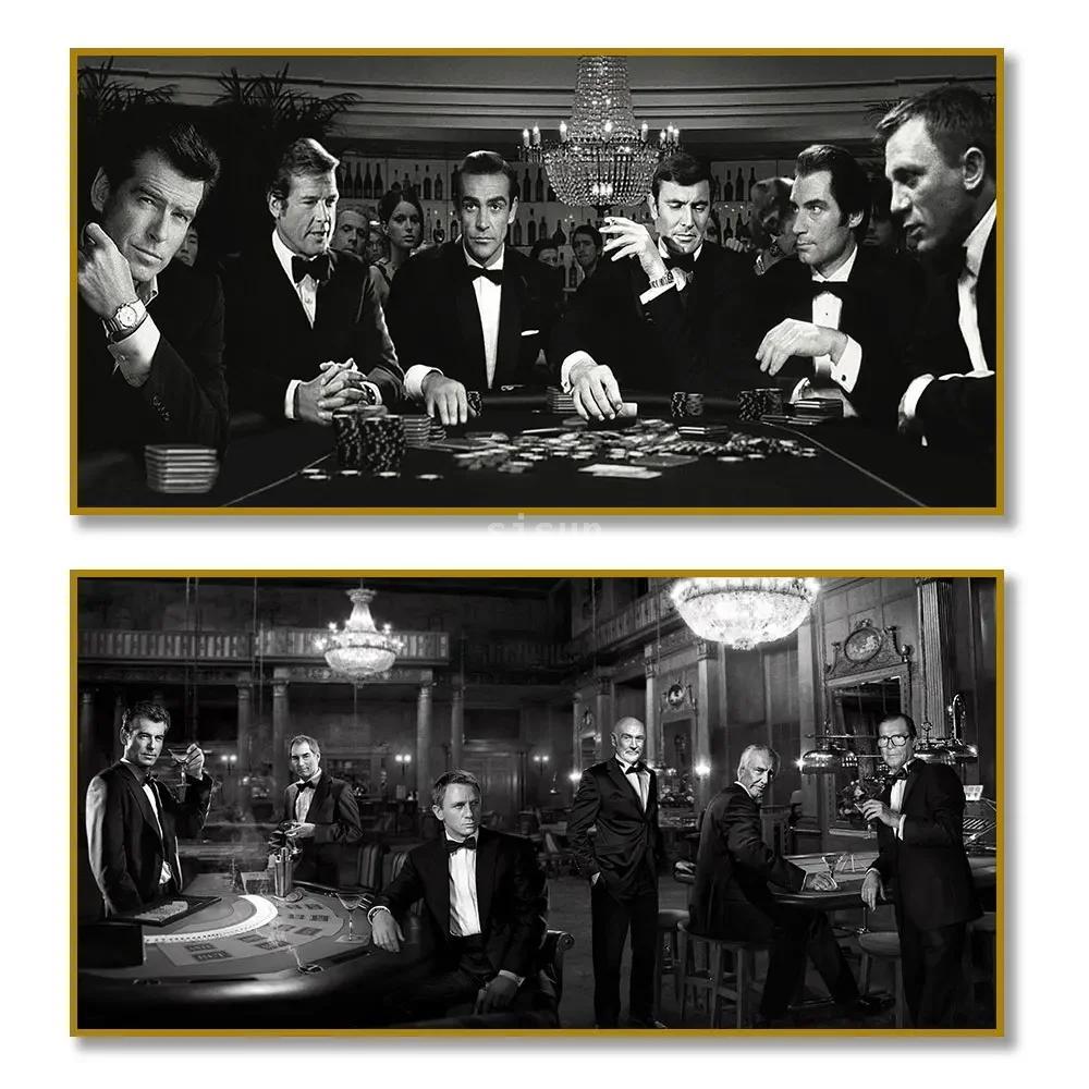 Spy Film Classic Poker Canvas  - Board Game Hotel recension och pris