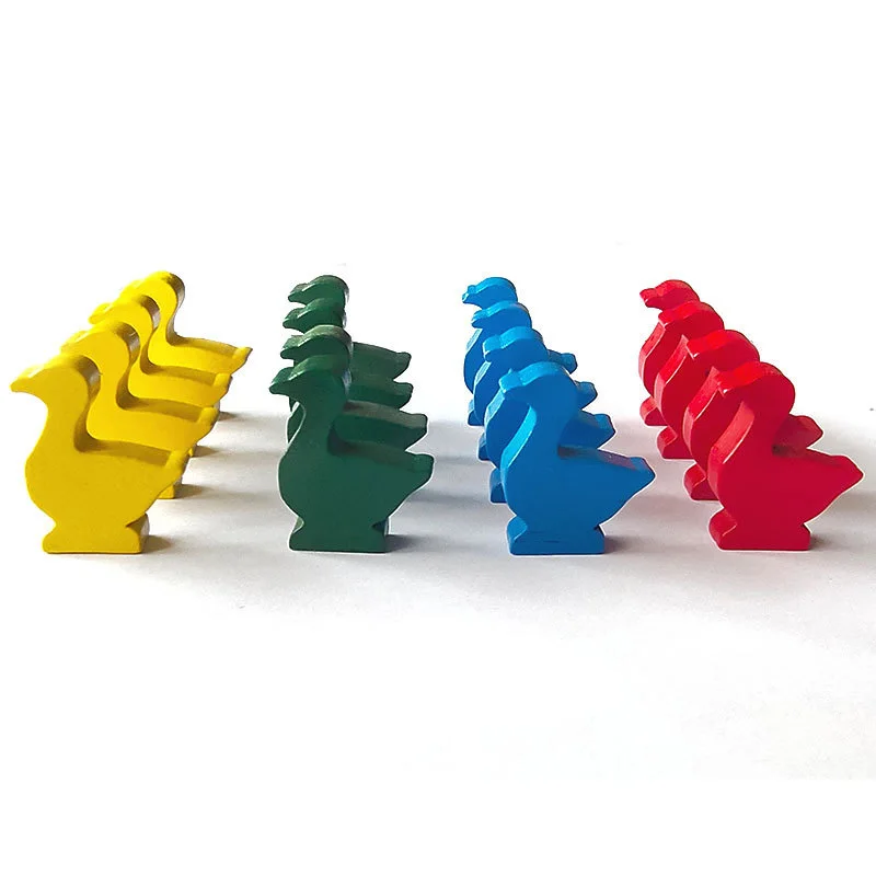 16pcs/set Goose Shaped Wooden  - Board Game Catan recension och pris